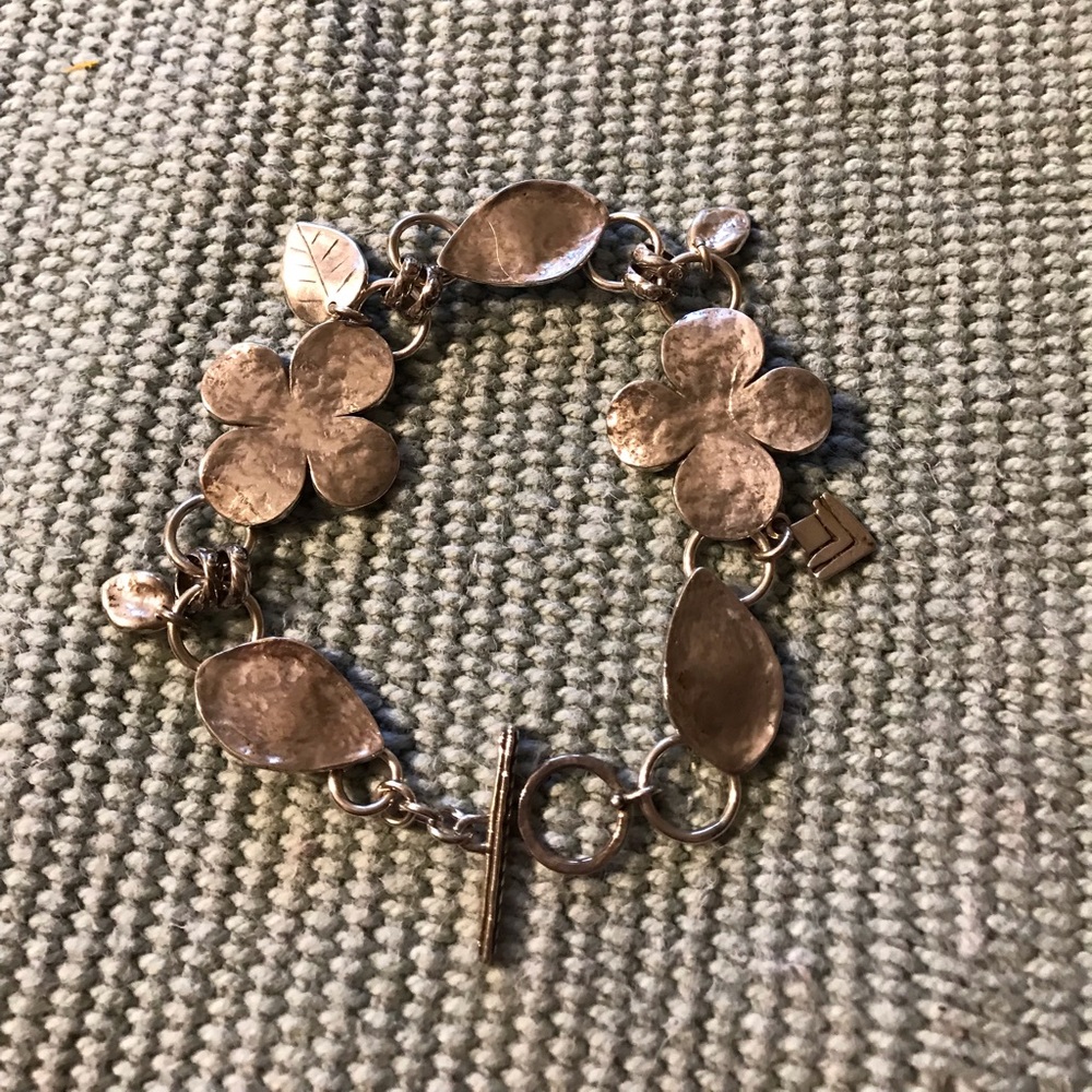 Silpada Shamrock Clover Leaf Bracelet